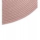 Lugar Americano 38cm Redondo De Poliester Fresno Aspiral  Taupe